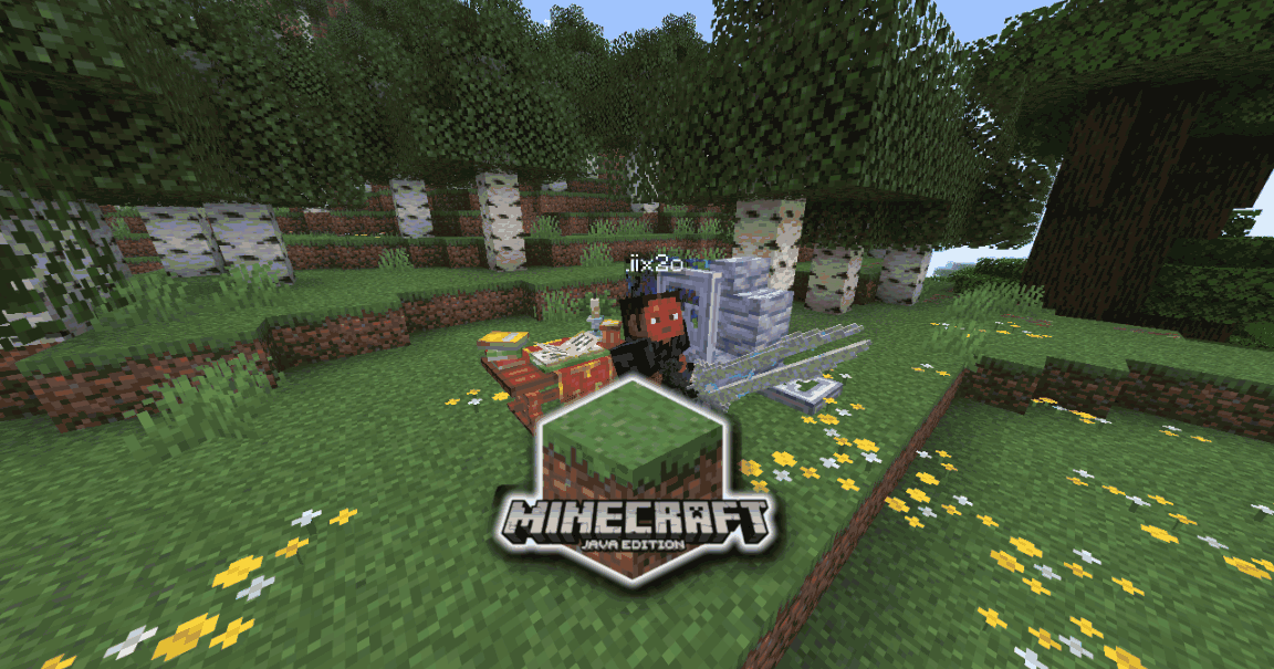 Custom content shown on Java and Bedrock Edition